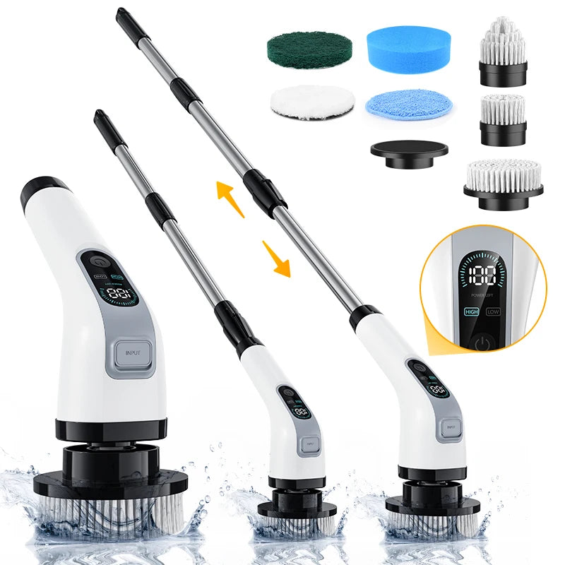 Cepillo Eléctrico de Limpieza 7 en 1 Recargable