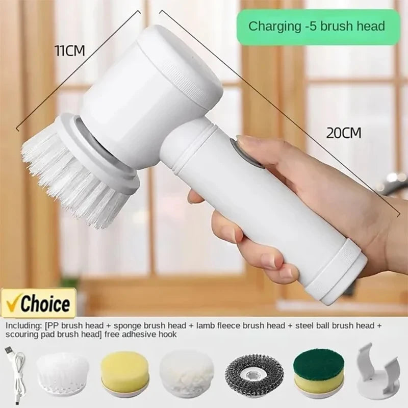 Cepillo Eléctrico de Limpieza 5 en 1