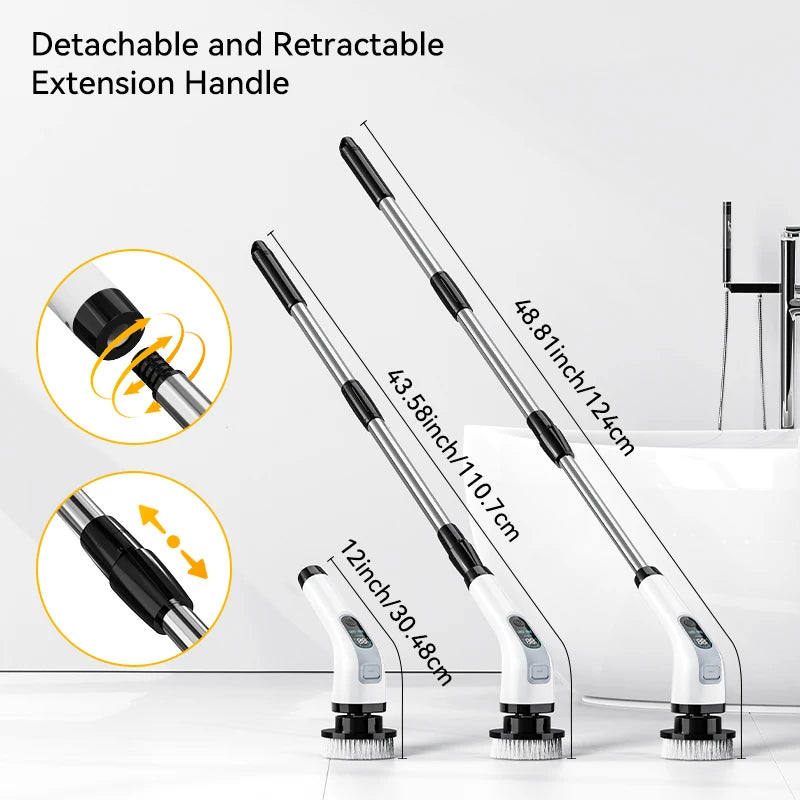 Cepillo Eléctrico de Limpieza 7 en 1 Recargable